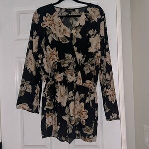 Lulus floral print Romper